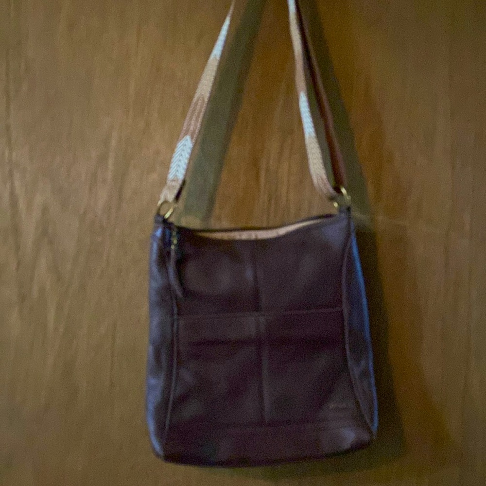 The Sak, Brown pebbled leather ,cross bag